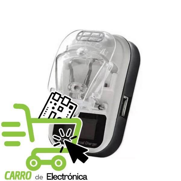MULTICARGADOR USB CON PANTALLA