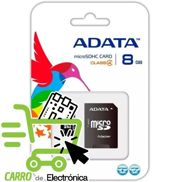 MEMORIA MICRO SD 8GB ADATA