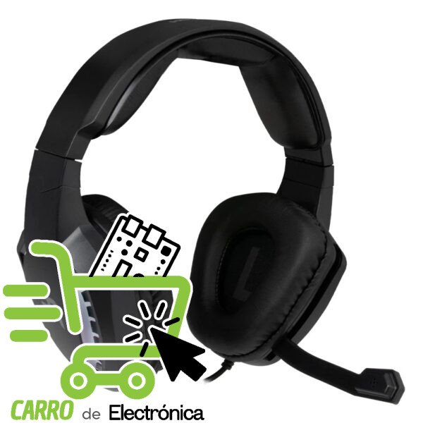 DIADEMA GAMER BALAM RUSH MAGMA ALAMBRICO USB 3.5MM