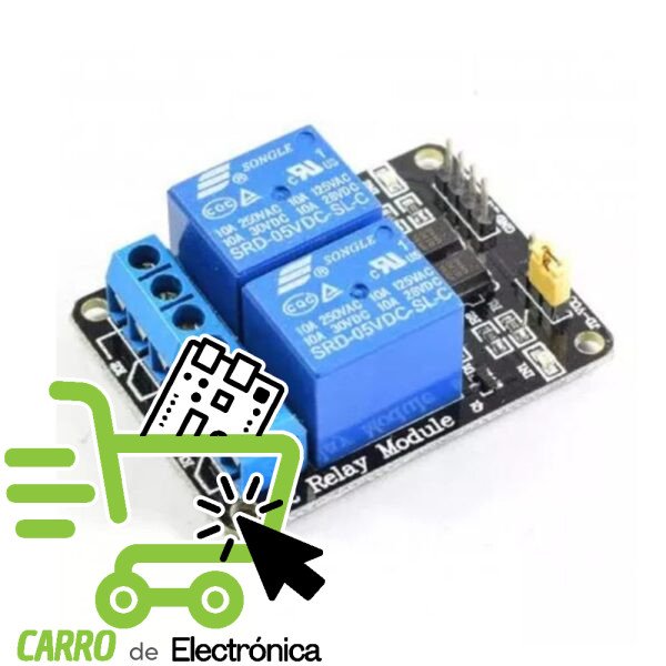 MODULO RELEVADOR 2 CANALES