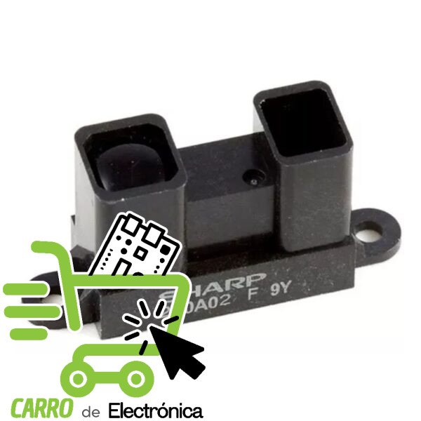 SENSOR DE DISTANCIA SHARP 2Y0A02, 20-150 CM