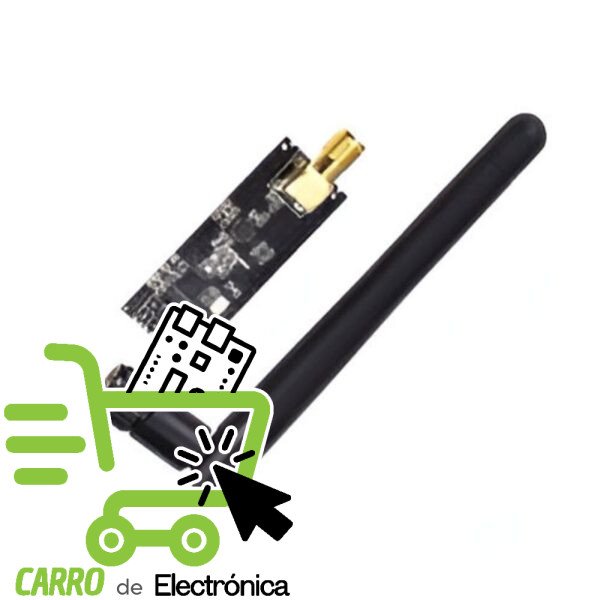 TRANCEPTOR NRF24L01+PA+LNA DISTANCIA 1100 M