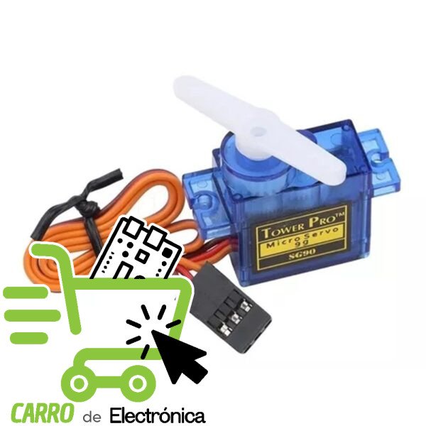 SERVOMOTOR SG90, 180°, TORQUE 1KG