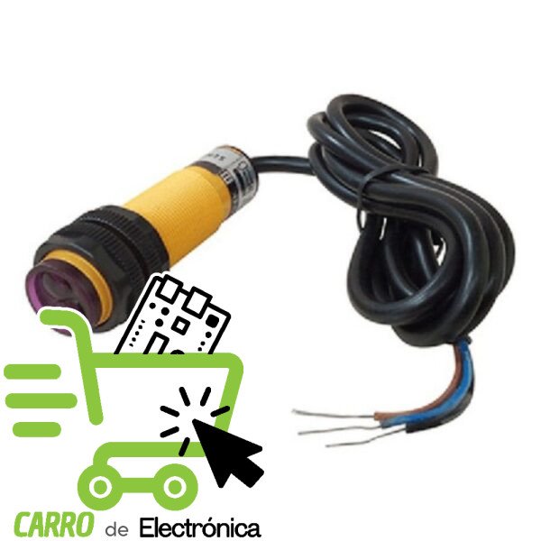 SENSOR DE DISTANCIA INFRARROJO E18-D80NK 3-80 CM, NPN