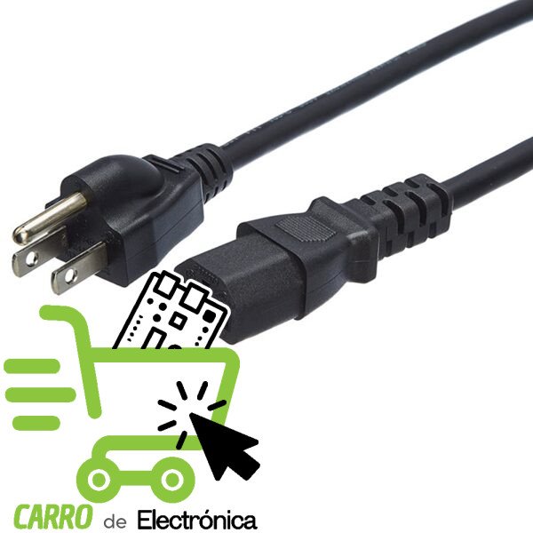CABLE DE ALIMENTACION PARA COMPUTADORA (INTERLOCK) 1.8 M