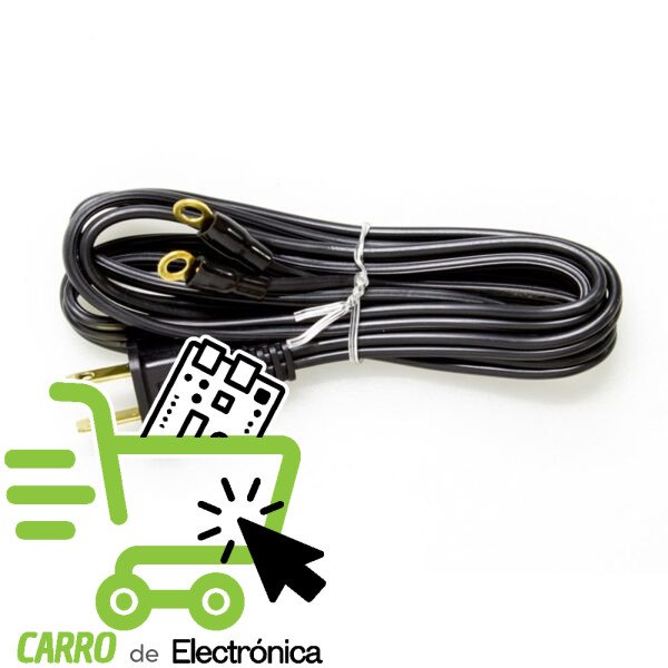CABLE DE ALIMETACION PARA PLANCHA CON TERMINAL OJILLO (INTERLOCK )
