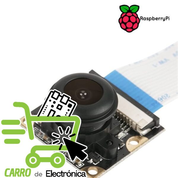 CAMARA DE VISION NOCTURNA PARA RASPBERRY 5MP, OV5647, 1080P