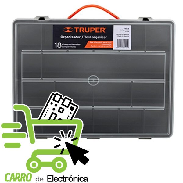 CAJA TRUPER 18 COMPARTIMENTOS