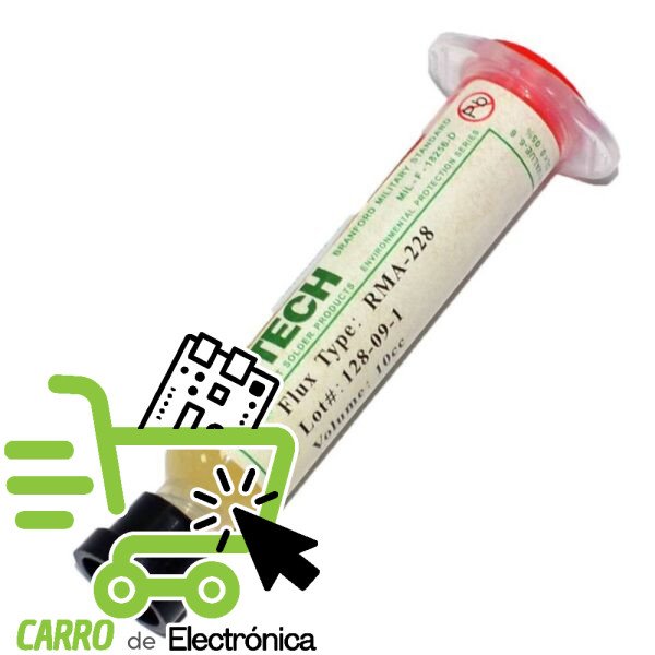 FLUX EN PASTA AMTECH, RMA-228, 10ML