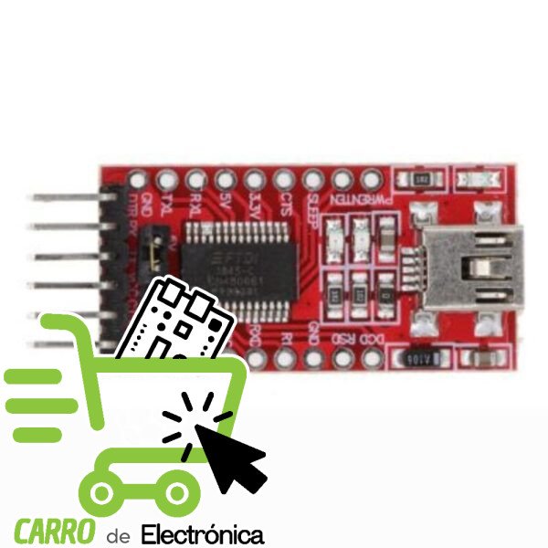 CONVERTIDOR USB A SERIAL FTDI TTL FT232RL