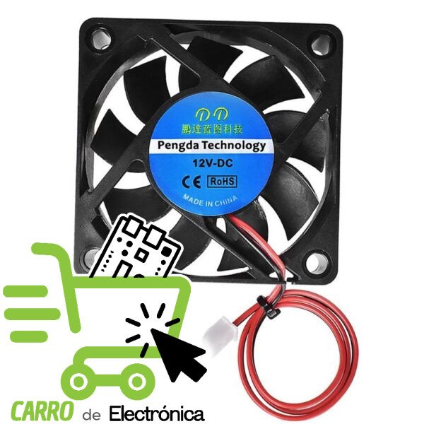 VENTILADOR 4010 PARA ESTRUSOR MK8 12V