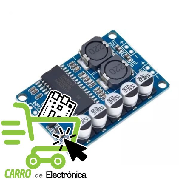 MODULO AMPLIFICADOR DE AUDIO MONO TDA8932, 1X35W, 1-30V