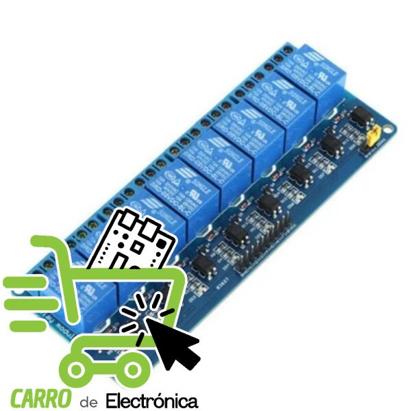 MODULO RELEVADOR 8 CANALES