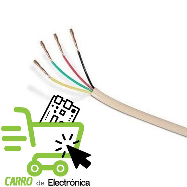 CABLE TELEFONICO 4 HILOS 28AWG (METRO)