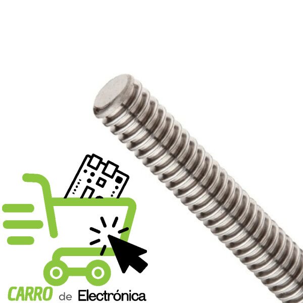 TORNILLO T8, PASO 4MM, 50CM, 8MM