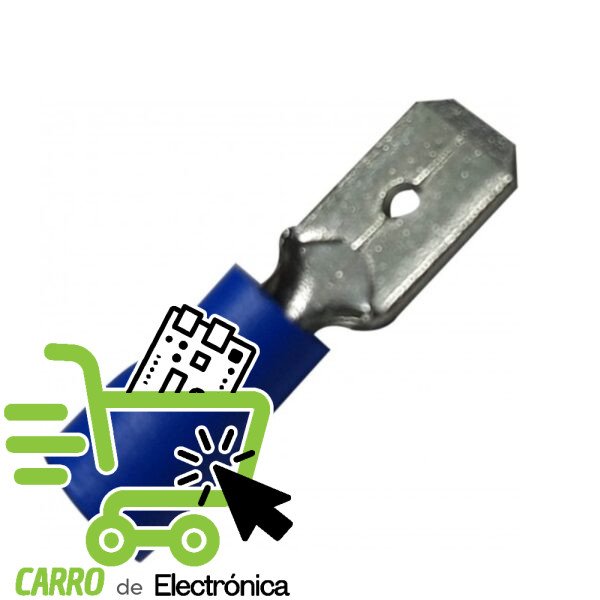 TERMINAL FASTON MACHO 3/16", 16-14 AWG