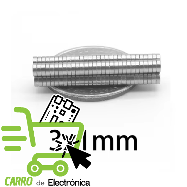 IMAN DE NEODIMIO REDONDO 3 MM
