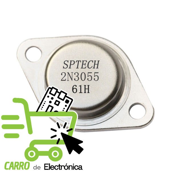 TRANSISTOR DE POTENCIA 2N3055 NPN 60V 15A TO-3