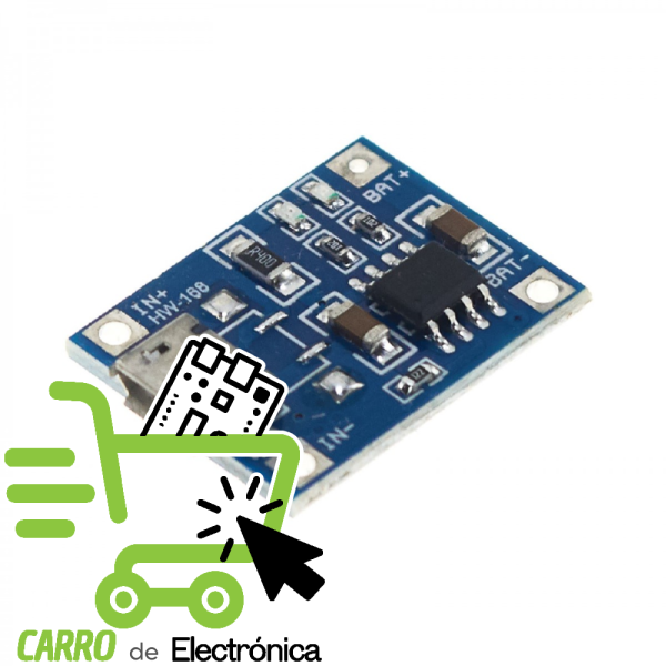 MODULO CARGADOR DE PILA LIPO TP4056
