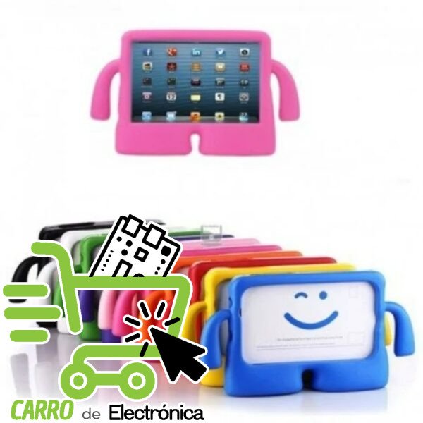 FUNDA DE SILICON PARA TABLET UNIVERSAL MANITAS