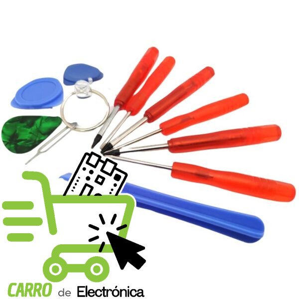 JUEGO DE 13 HERRAMIENTAS PARA TELEFONO MOVIL