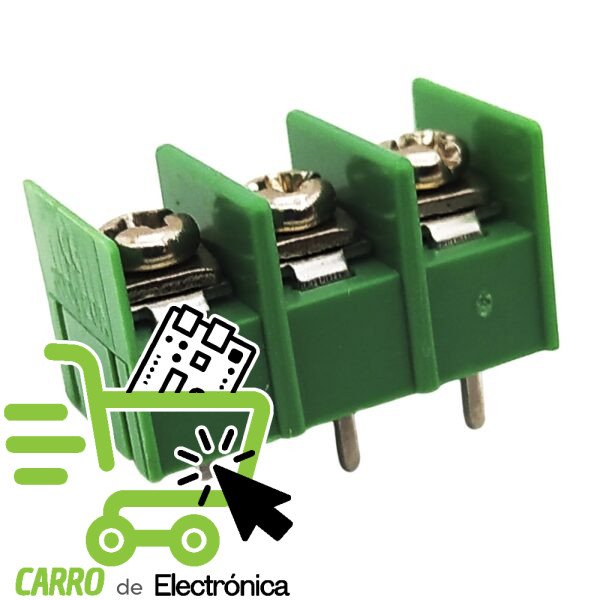 TERMINAL BLOCK 3P USO RUDO VERDE