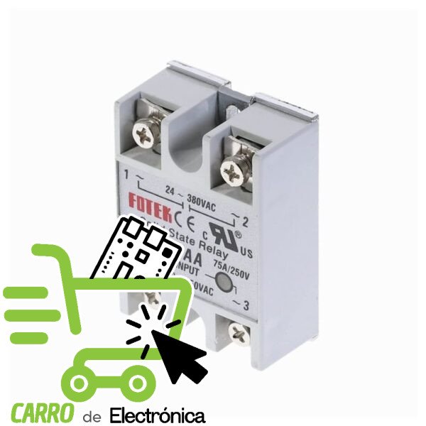 RELEVADOR DE ESTADO SOLIDO SSR-75AA