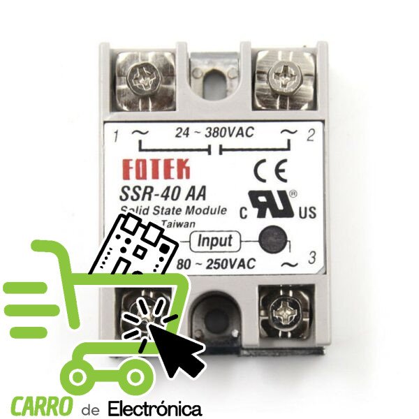 RELEVADOR DE ESTADO SOLIDO SSR-40AA