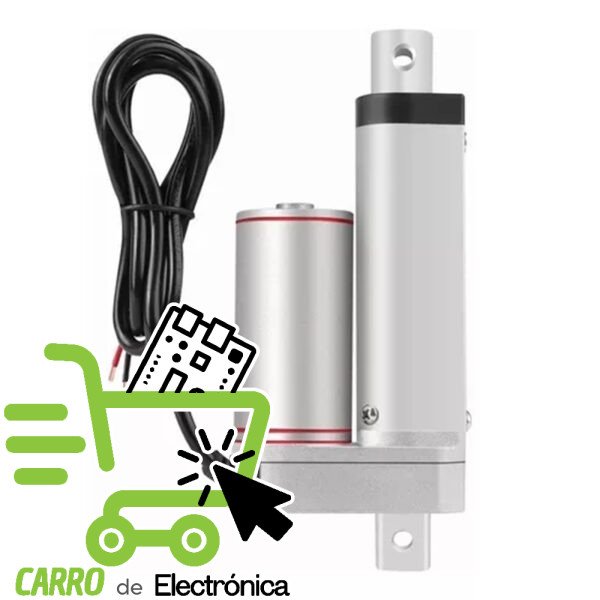 ACTUADOR LINEAL 12V, 100MM, 150KG