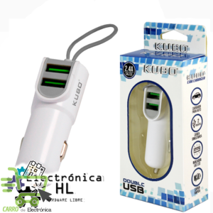PLUG IN KUBO DOBLE 2.4A