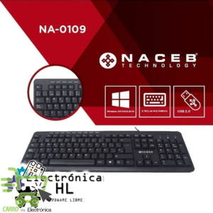 TECLADO NA-0109 NACEB TECHNOLOGY