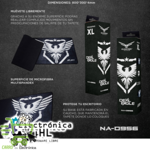 MOUSE PAG GAMER DEVIL EAGLE, NACEB TECHNOLOGY, 30CM X 80CM (VARIOS DISEÑOS)