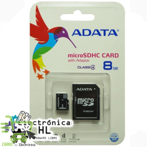 MEMORIA MICRO SD 8GB ADATA