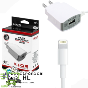 CARGADOR FAST 1.2A IPHONE 5