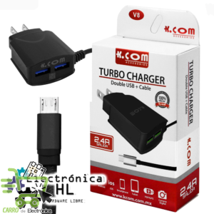 CARGADOR TURBO FAST 2.4A V8