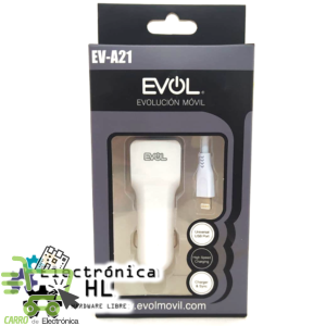 PLUG IN USB DOBLE CON CABLE IPHONE