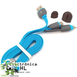 CABLE DE DATOS DUAL V8