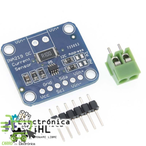 Alternative view of SENSOR DE CORRIENTE INA219