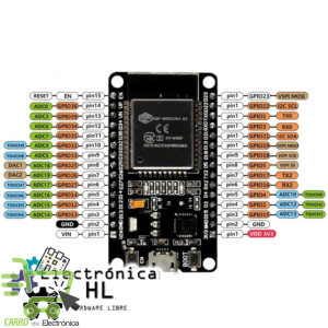 Alternative view of TARJETA NODEMCU ESP32 WIFI + BLUETOOTH 3.2