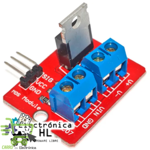 MODULO MOSFET IRF520, 100V, 9.6A, CANAL N