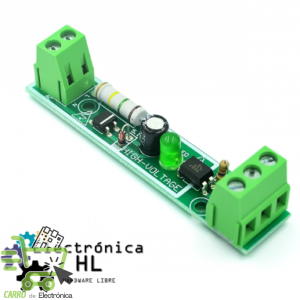 MODULO OPTOACOPLADOR AC 110V, 220V, 1 CANAL
