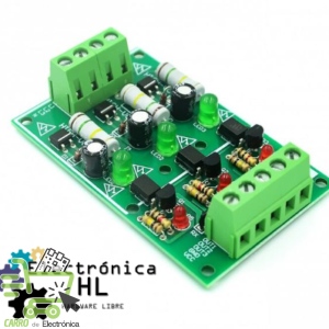 MODULO OPTOACOPLADOR AC 110V, 220V, 3 CANALES