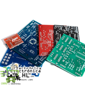 FABRICACION DE 5 TABLILLAS PCB 10X10CM 1-2 CARAS