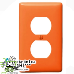 PLACA DUPLEX NARANJA
