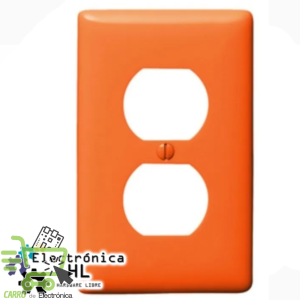 PLACA DUPLEX NARANJA
