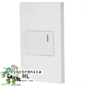 PLACA CON 1 INTERRUPTOR DE ESCALERA