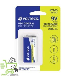 PILA RECARGABLE 9V 250 MAH