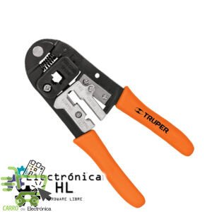 PINZA PONCHADORA RJ45, MODULOS INTERCAMBIABLES