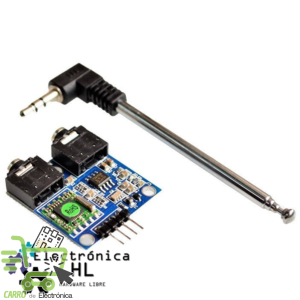 MODULO SINTONIZADOR DE RADIO FM TEA5767, 76-108MHZ