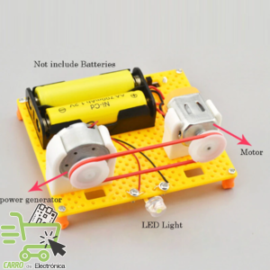 KIT GENERADOR ELECTRICO CON LED